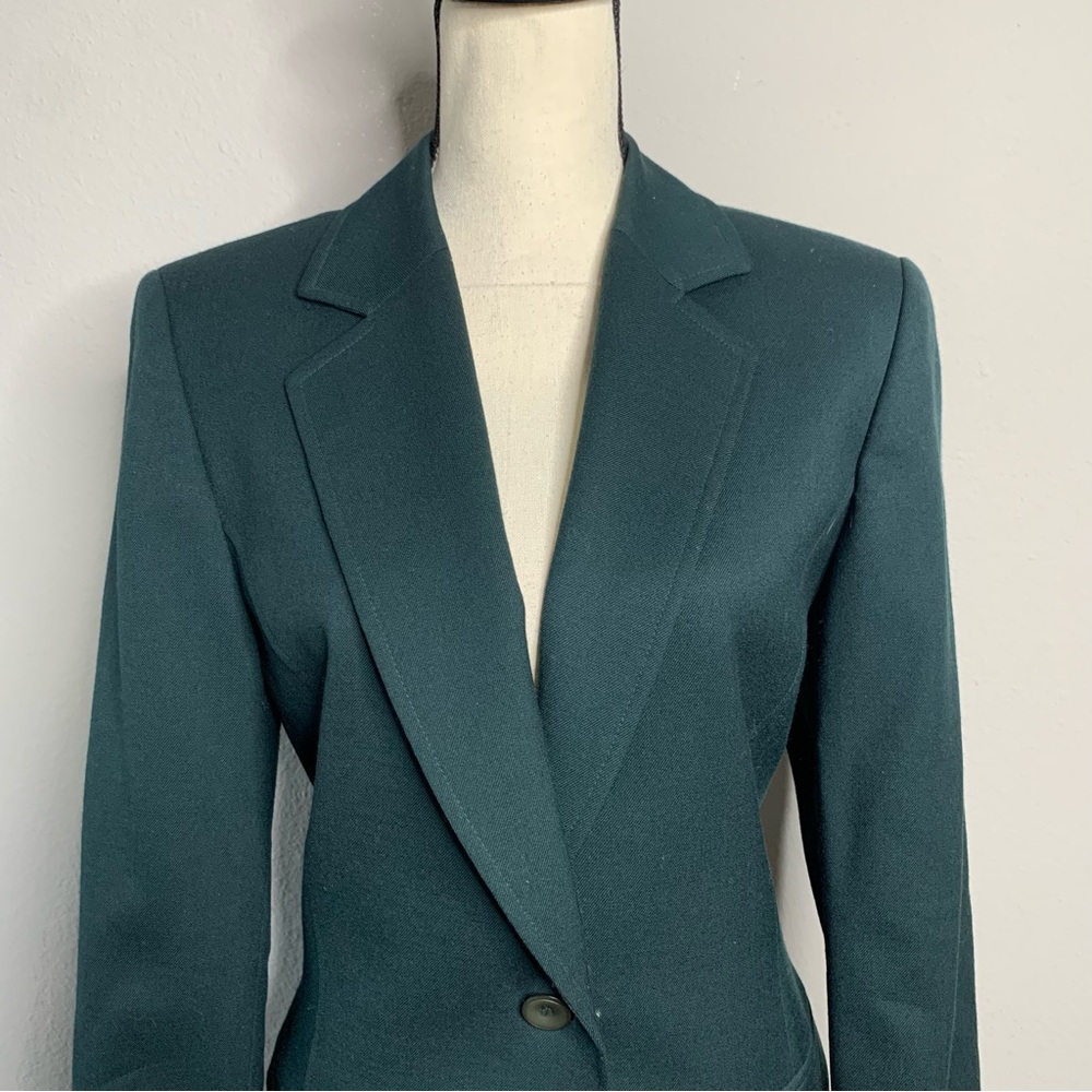 Pendleton Green Pristine Virgin Wool Single Breas… - image 5